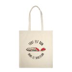 tote bag coton bio - personnalisé à Bordeaux - Tout est bon dans le saucisson
